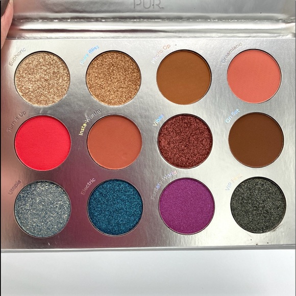 PUR, Eye Shadow Festival 2.0- 12-Piece Pressed Pigments Palette New - Picture 4 of 5